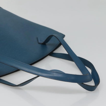 Louis Vuitton Saint Jacques Handbag Epi Leather, BLUE, LEATHER, Handbag