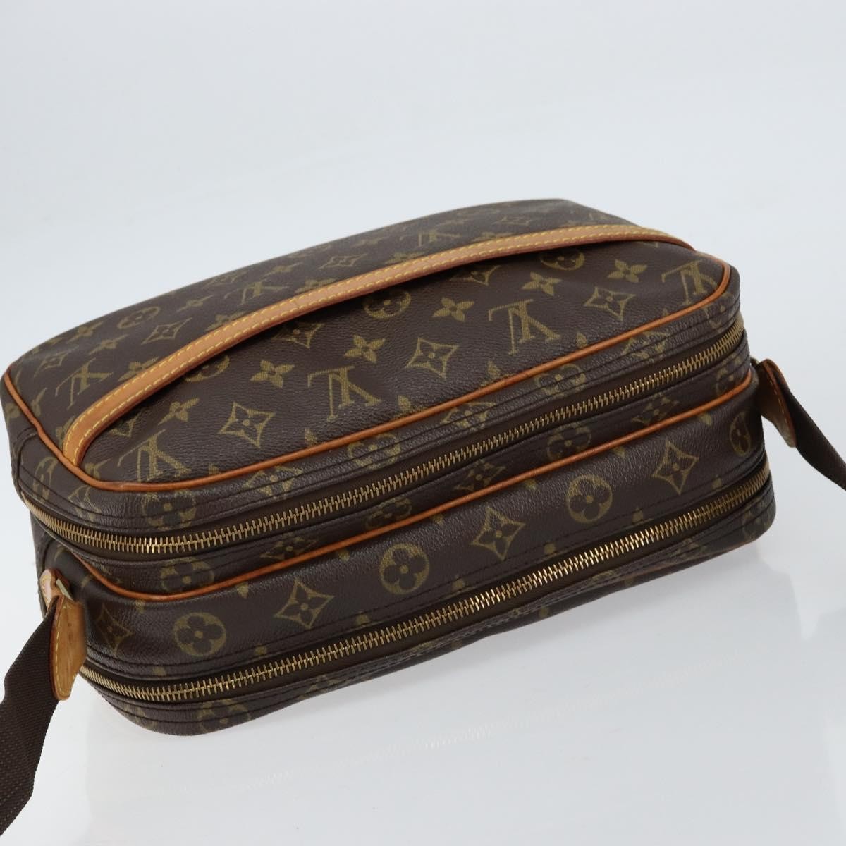 Louis Vuitton Reporter Bag Monogram Canvas, BROWN, CANVAS, Shoulder bag