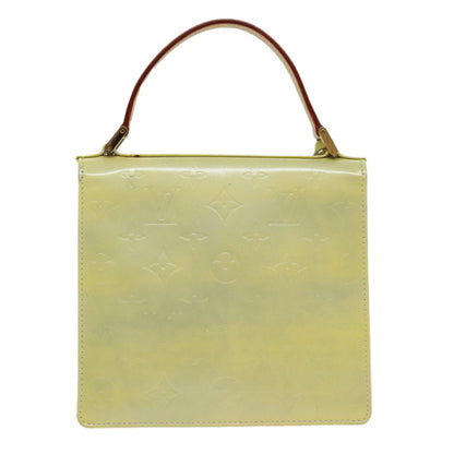 Louis Vuitton Spring Street NM Handbag Monogram Vernis with Monogram Canvas, BEIGE, PATENT_LEATHER, Handbag
