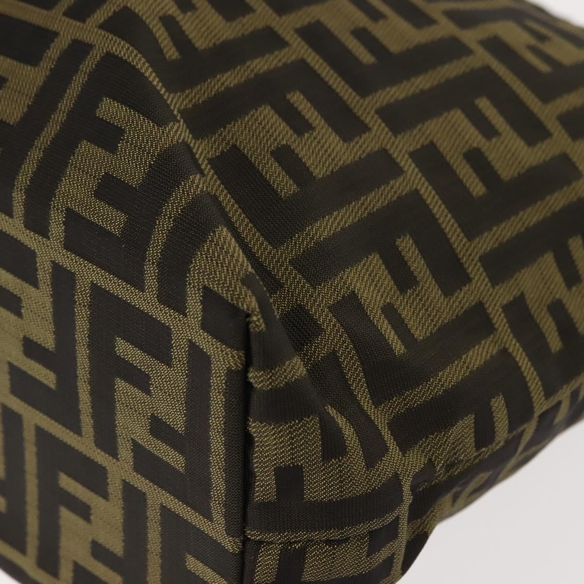 Fendi Zucca Tote bag FF motif, BROWN, CANVAS, Tote bag