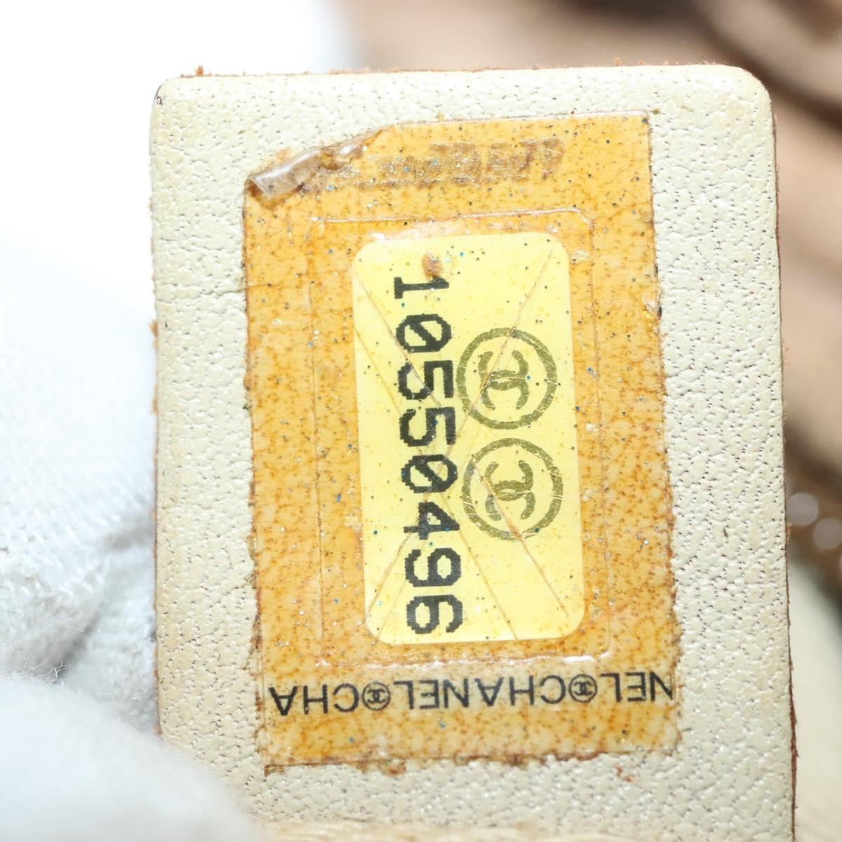 Chanel Vintage Wild Stitch Zip Shoulder Bag Quilted Lambskin, BROWN, LEATHER, Shoulder bag