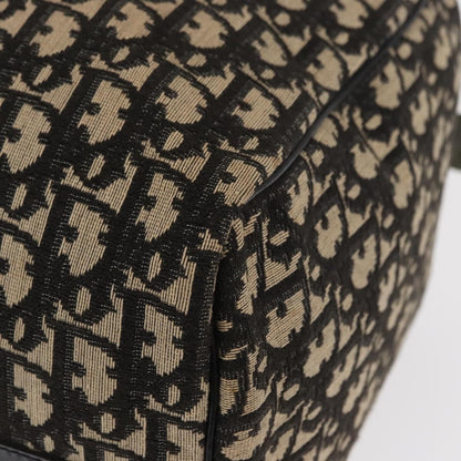 Christian Dior Vintage Trotter Boston Bag Canvas, BLACK, CANVAS, Travel bag