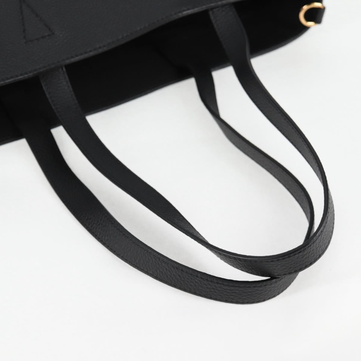 Versace Medusa Tote Leather, BLACK, LEATHER, Tote bag