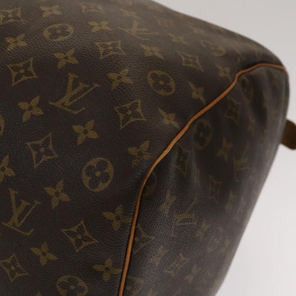 Louis Vuitton Keepall Bag Monogram Canvas, BROWN, CANVAS, Travel bag