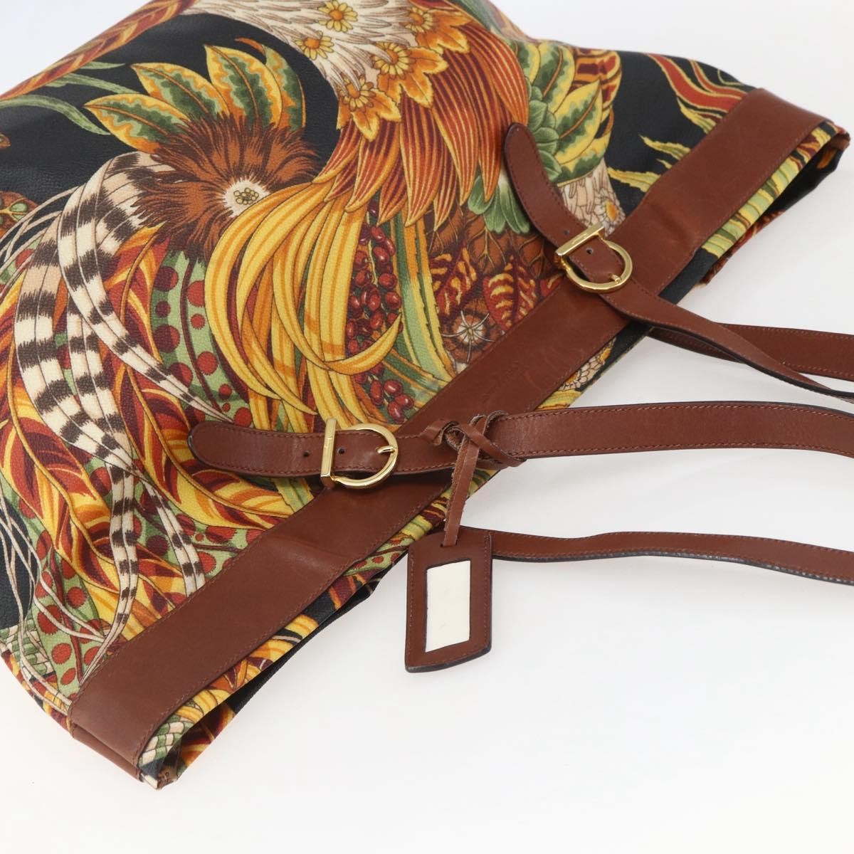 Salvatore Ferragamo Flower tote Canvas, MULTICOLOUR, PVC, Tote bag
