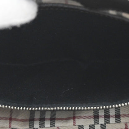 Burberry Vintage Shoulder Bag Leather, BROWN, LEATHER, Shoulder bag