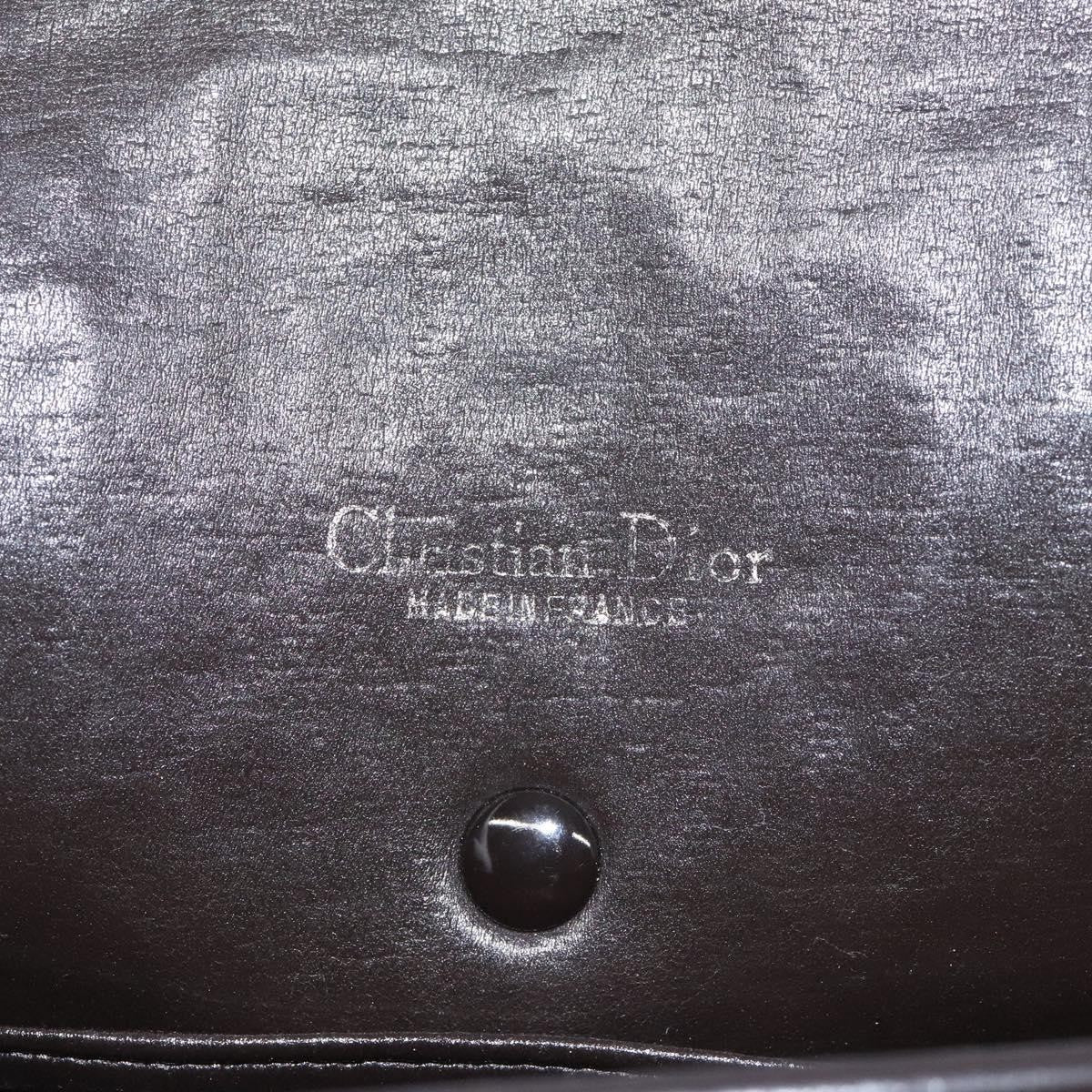 Christian Dior Vintage Trotter Crossbody Bag Diorissimo Coated Canvas, BROWN, CANVAS, Crossbody bag