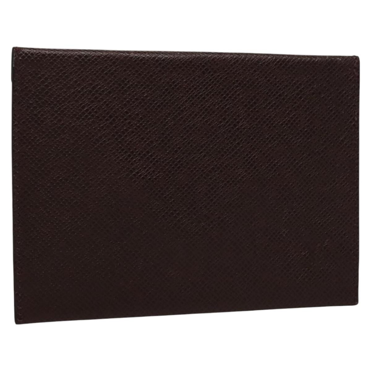 Louis Vuitton Envelope Pouch Epi Leather, BURGUNDY, LEATHER, Clutche & pouche