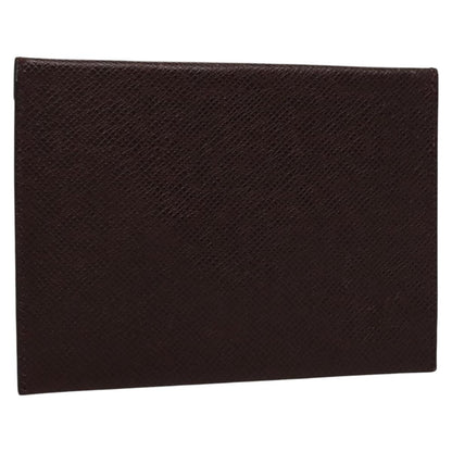 Louis Vuitton Envelope Pouch Epi Leather, BURGUNDY, LEATHER, Clutche & pouche