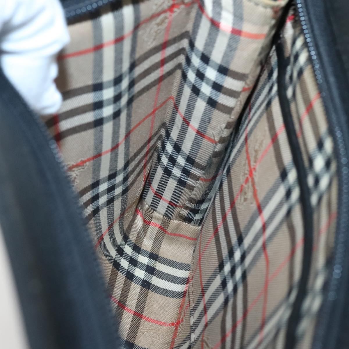 Burberry Zip Clutch Leather, BLACK, LEATHER, Clutche & pouche