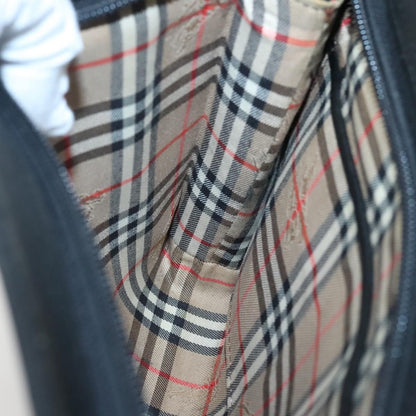 Burberry Zip Clutch Leather, BLACK, LEATHER, Clutche & pouche