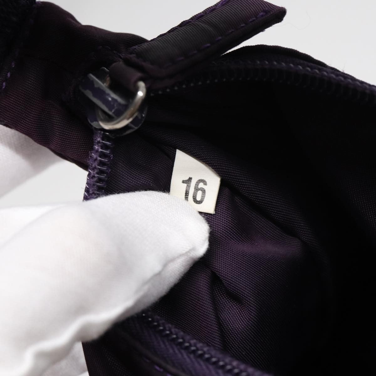 Prada Pochette Shoulder Bag Tessuto, PURPLE, NYLON, Clutche & pouche