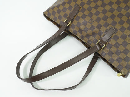 Louis Vuitton Cabas Mezzo Damier, BROWN, CANVAS, Tote bag