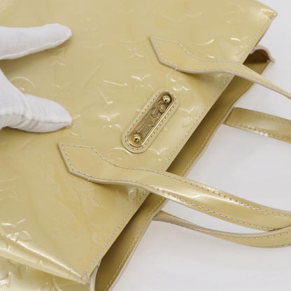 Louis Vuitton Wilshire Handbag Monogram Vernis, BEIGE, PATENT_LEATHER, Handbag
