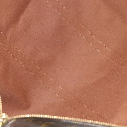Louis Vuitton Keepall Bag Monogram Canvas, BROWN, CANVAS, Travel bag