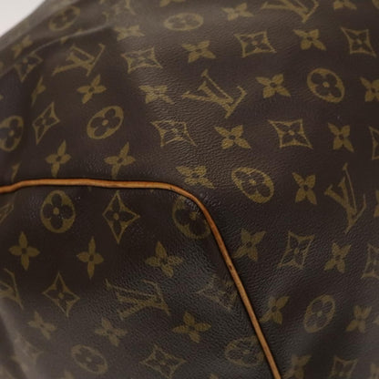Louis Vuitton Keepall Bag Monogram Canvas, BROWN, CANVAS, Travel bag