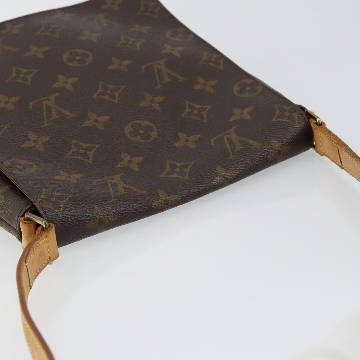 Louis Vuitton Musette Salsa Handbag Monogram Canvas, BROWN, CANVAS, Shoulder bag