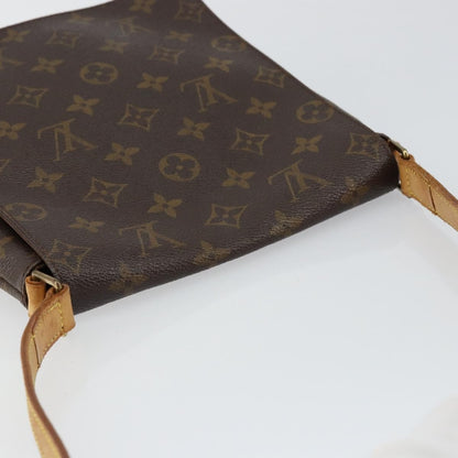Louis Vuitton Musette Salsa Handbag Monogram Canvas, BROWN, CANVAS, Shoulder bag