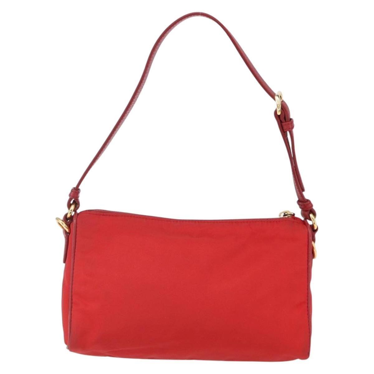Prada Vintage Shoulder Bag Tessuto, RED, NYLON, Shoulder bag