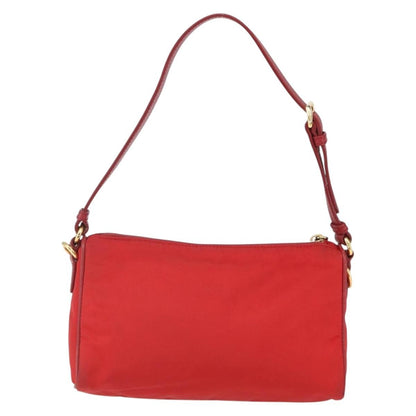 Prada Vintage Shoulder Bag Tessuto, RED, NYLON, Shoulder bag