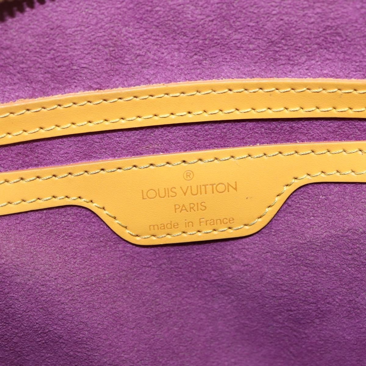 Louis Vuitton Saint Jacques Handbag Epi Leather, YELLOW, LEATHER, Handbag