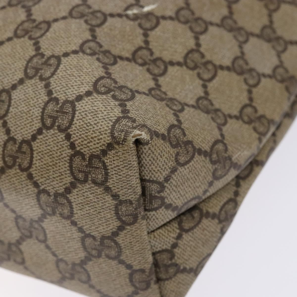 Gucci Ophidia Front Pocket Shopper Tote GG Coated Canvas, Beige, Canvas, Tote Bag