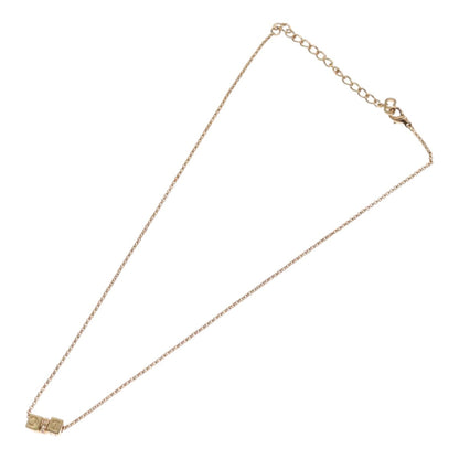 Christian Dior CD Pendant Necklace Metal, GOLD, METAL, Necklace