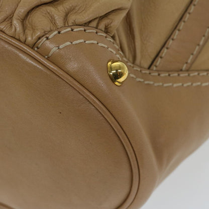 Gucci Vintage Horsebit Shoulder bag Leather, BEIGE, LEATHER, Shoulder bag