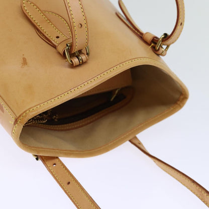 Louis Vuitton Bucket Bag Leather, BEIGE, LEATHER, Handbag