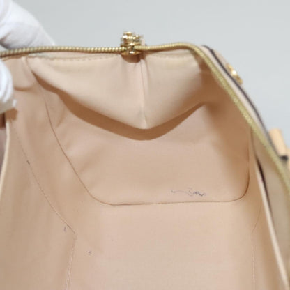 Louis Vuitton Santa Monica Handbag Monogram Vernis, BEIGE, PATENT_LEATHER, Handbag