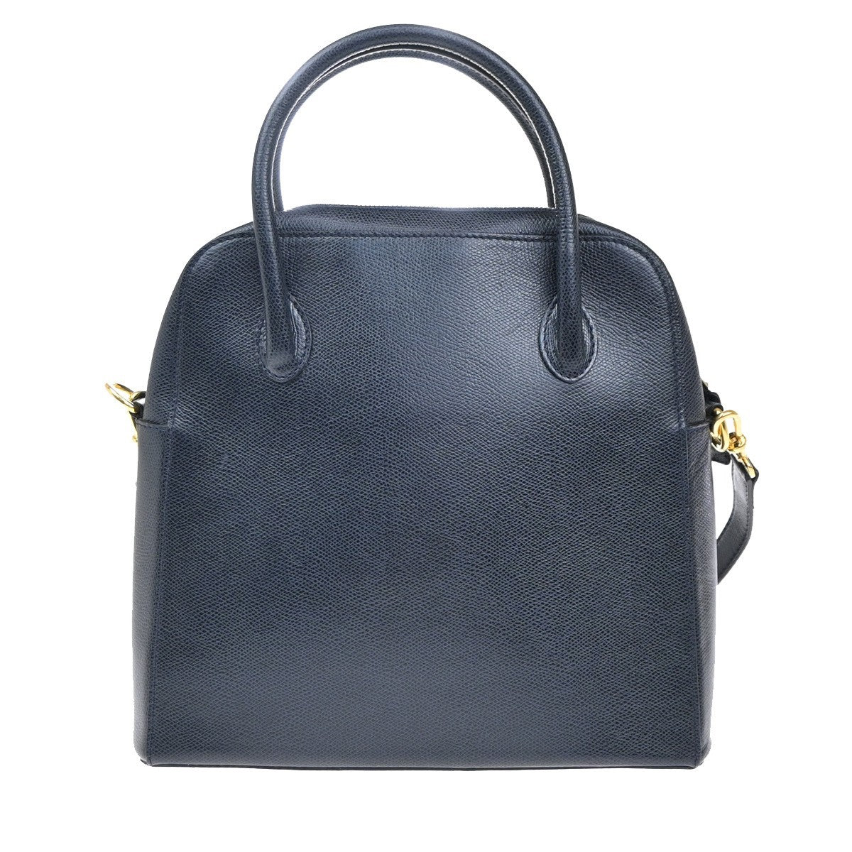 Celine Handbag Leather, NAVY, LEATHER, Handbag