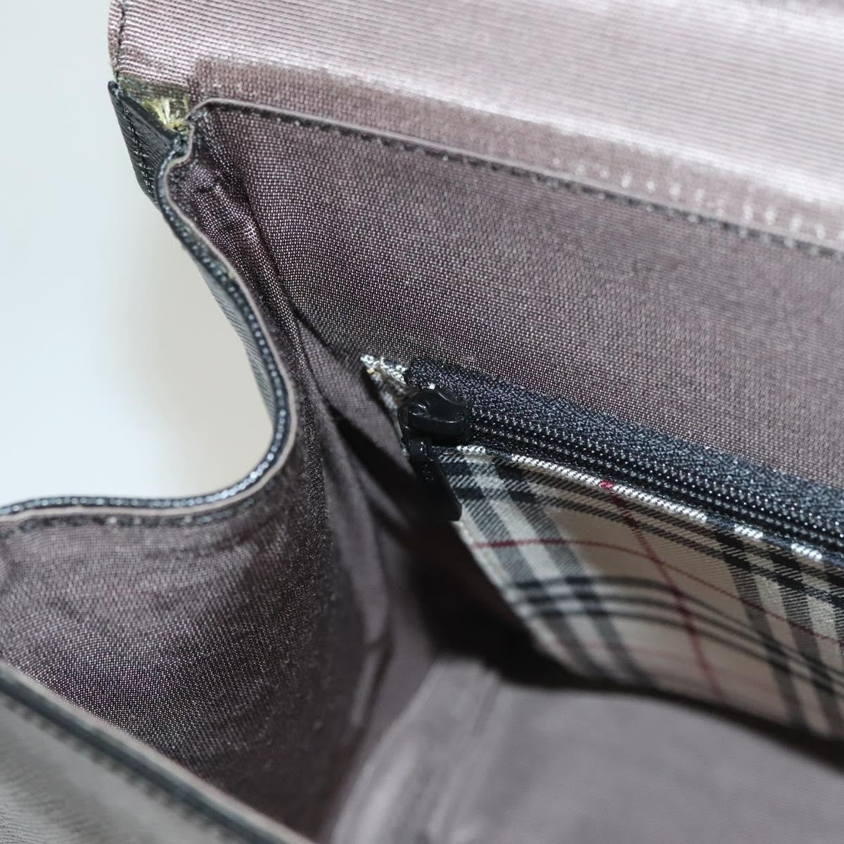 Burberry Vintage Handbag Leather, BLACK, LEATHER, Handbag