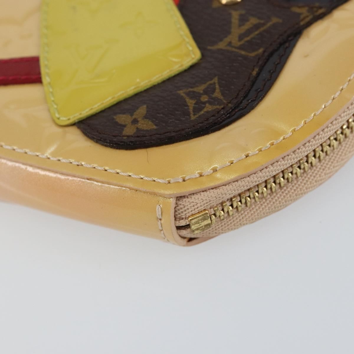Louis Vuitton Chapeau Coin Purse Limited Edition Monogram Vernis Roses, MULTICOLOUR, PATENT_LEATHER, Clutche & pouche