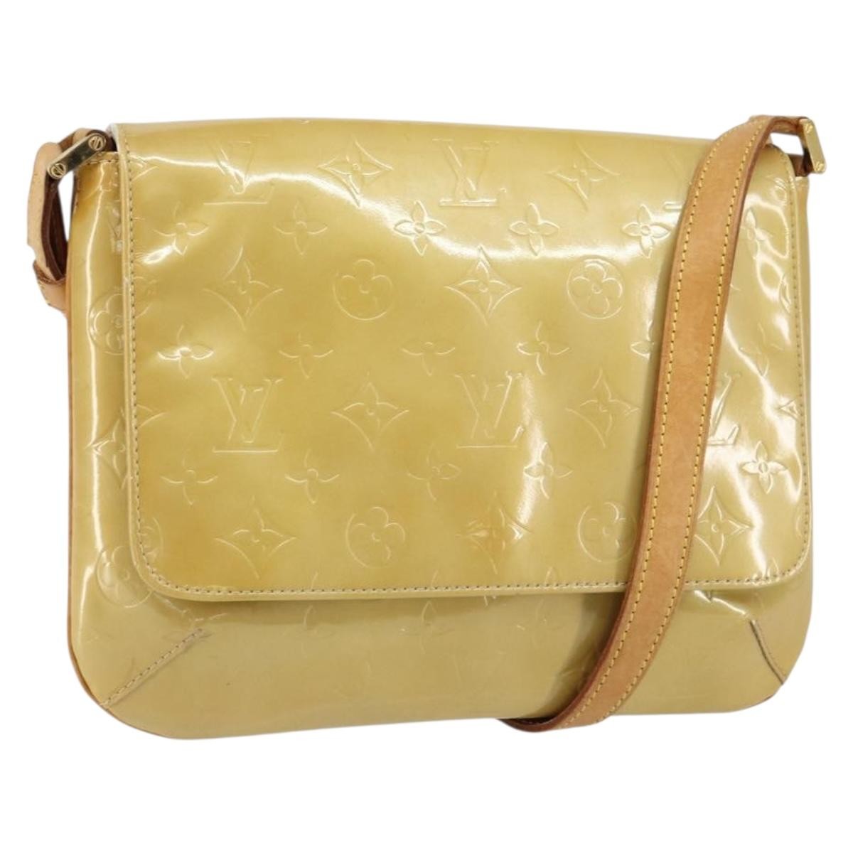 Louis Vuitton Thompson Street Handbag Monogram Vernis, BEIGE, PATENT_LEATHER, Shoulder bag