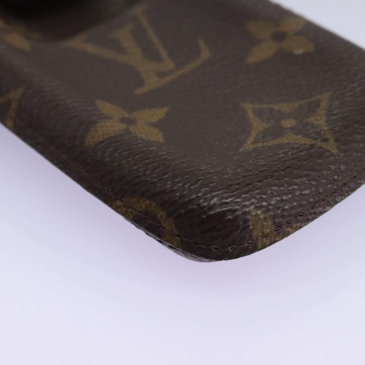 Louis Vuitton Étui Téléphone Monogram Canvas, BROWN, CANVAS, Tech accessory