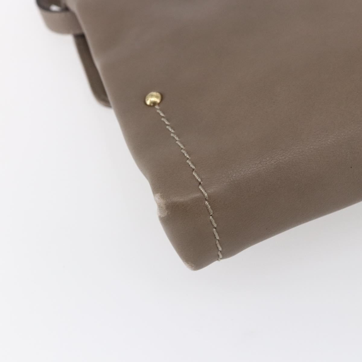 Bally Vintage Shoulder Bag Leather, BEIGE, LEATHER, Shoulder bag