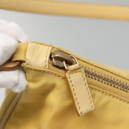 Prada Vintage Shoulder Bag Tessuto, YELLOW, NYLON, Shoulder bag