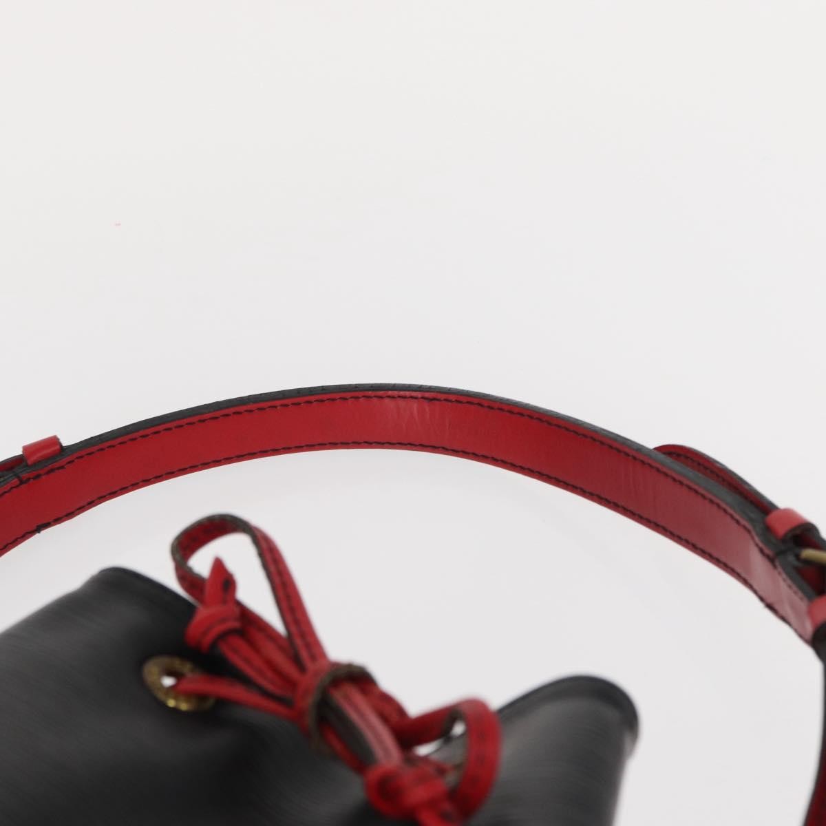 Louis Vuitton Bicolor Noe Handbag Epi Leather, BLACK, LEATHER, Shoulder bag