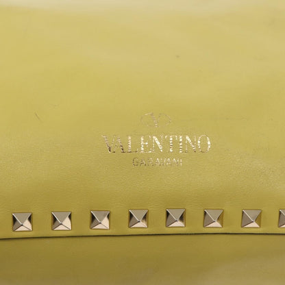 Valentino Garavani Rockstud Tote Soft Leather, YELLOW, LEATHER, Tote bag