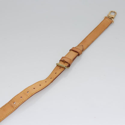 Louis Vuitton Adjustable Shoulder Strap Leather, BEIGE, LEATHER, Straps