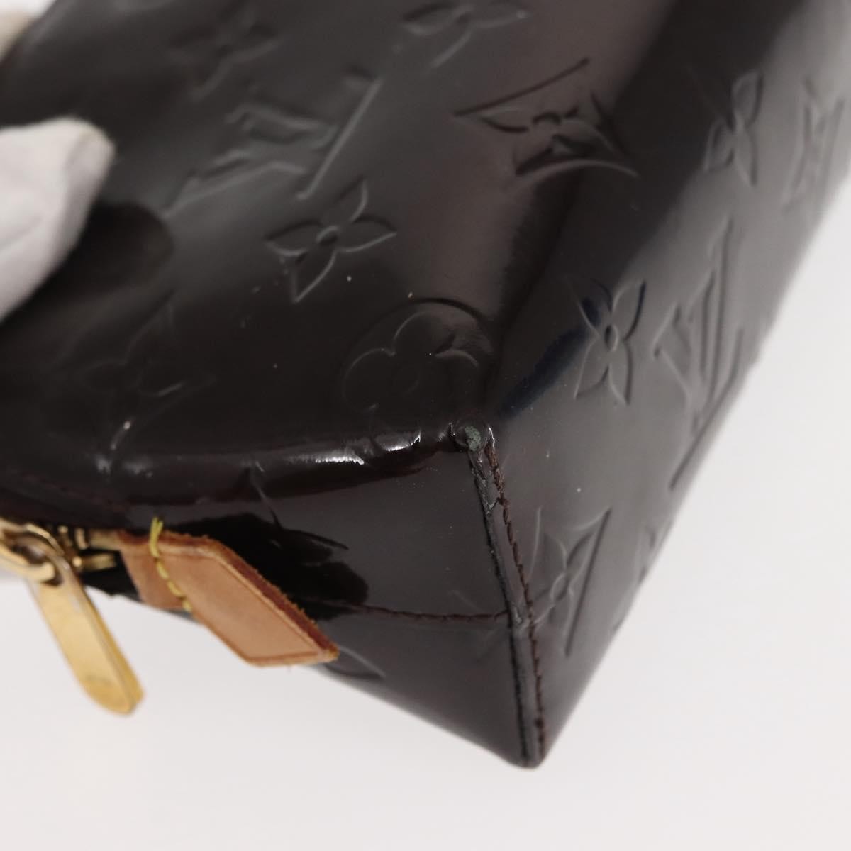 Louis Vuitton Cosmetic Pouch Monogram Vernis, PURPLE, PATENT_LEATHER, Clutche & pouche