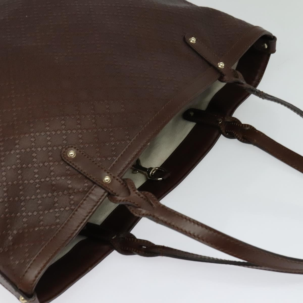 Gucci Craft Tote Diamante Leather, BROWN, LEATHER, Tote bag