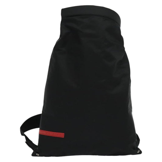 Prada Sport Backpack Nylon, BLACK, NYLON, Backpack