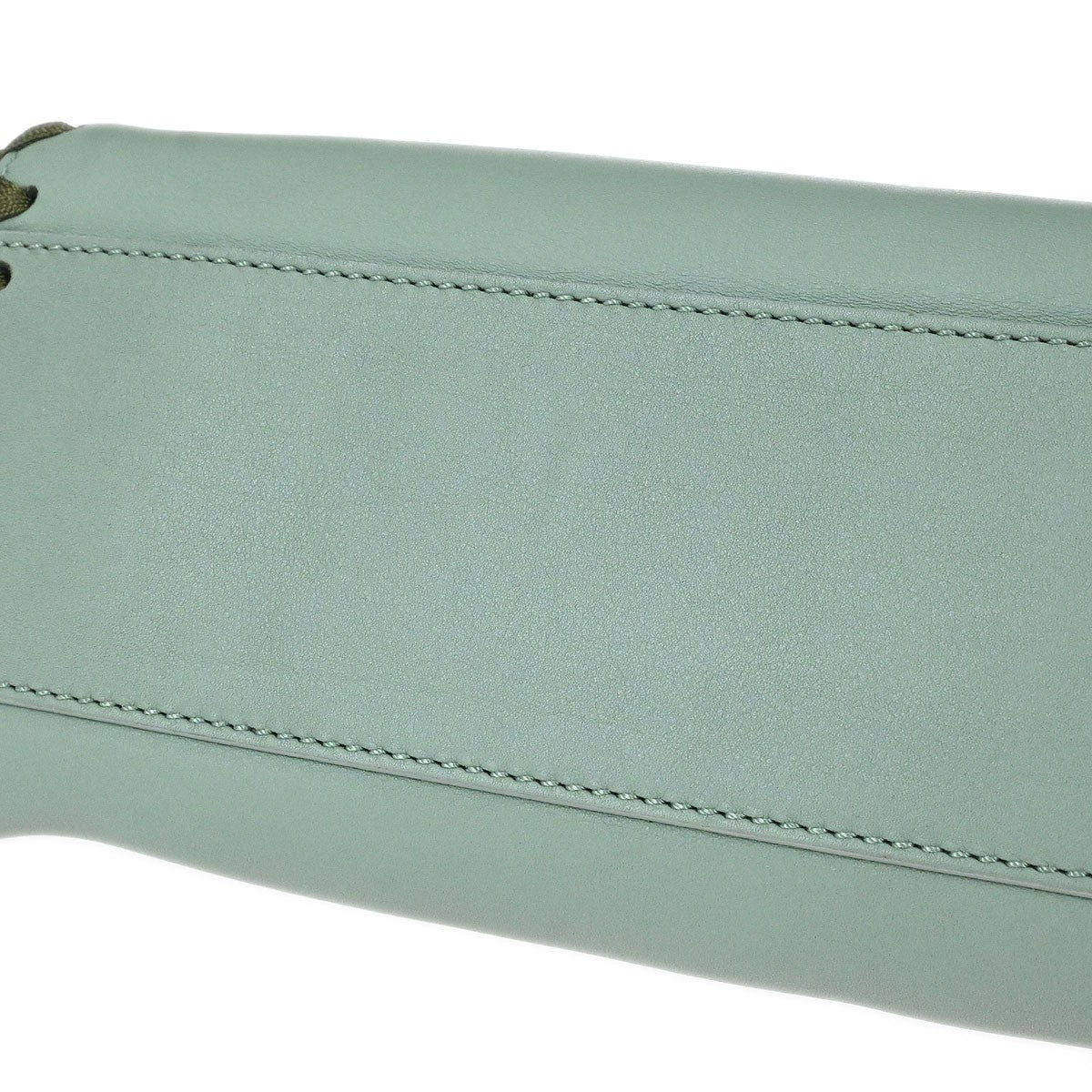 Fendi Peekaboo Bag Leather, Green, Leather, Handbag