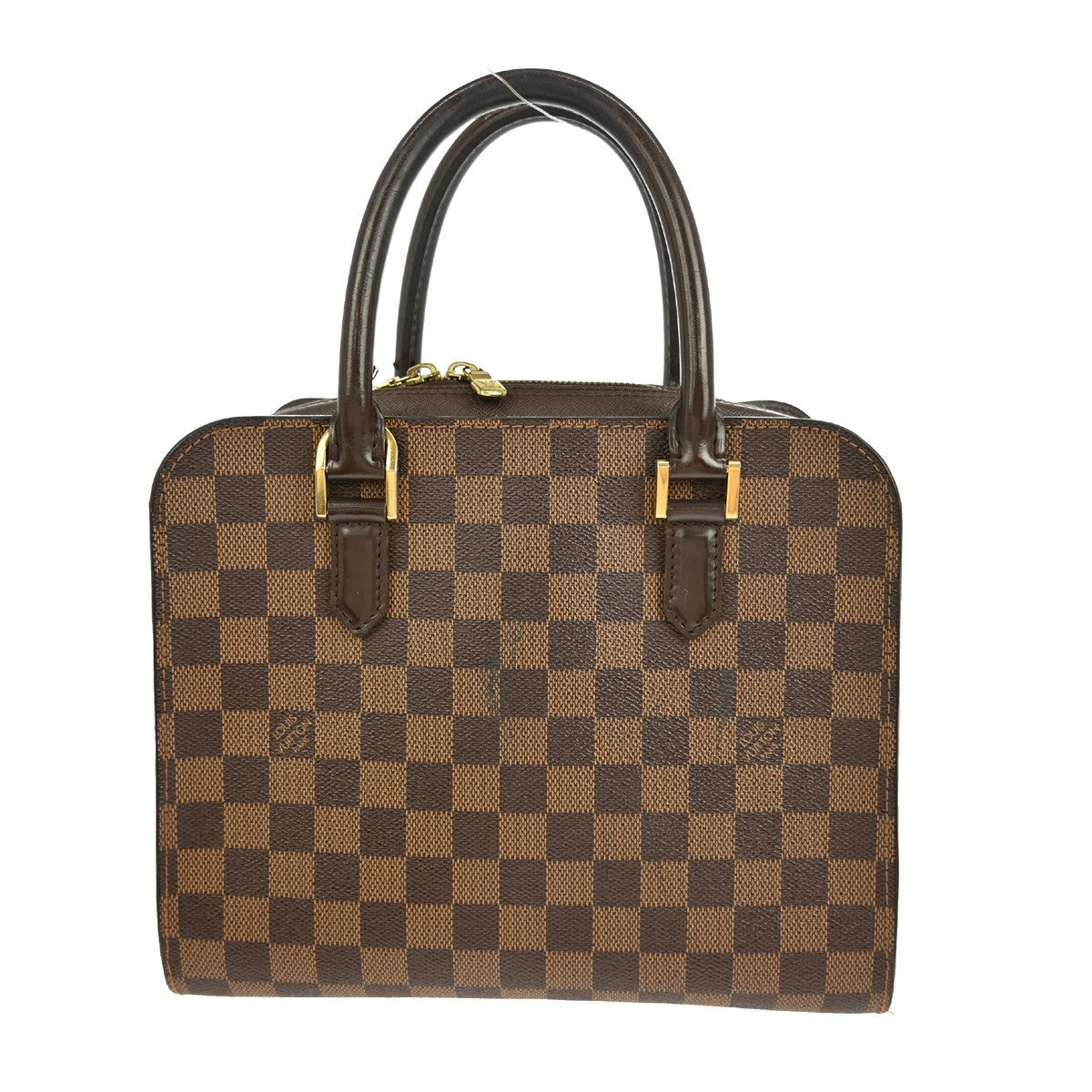 Louis Vuitton Triana Bag Damier, BROWN, CANVAS, Handbag