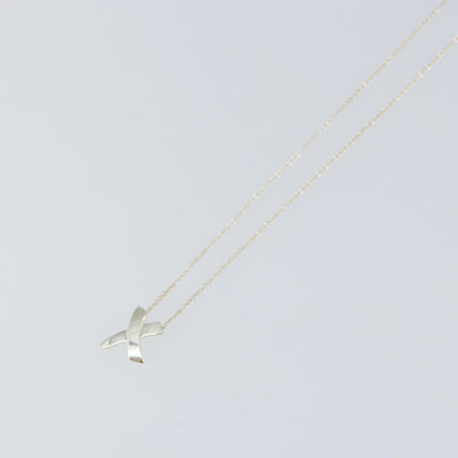 Tiffany & Co. Paloma Picasso Graffiti X Pendant Necklace Silver, SILVER, SILVER, Necklace