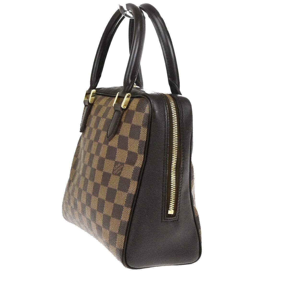 Louis Vuitton Brera Handbag Damier, BROWN, CANVAS, Handbag
