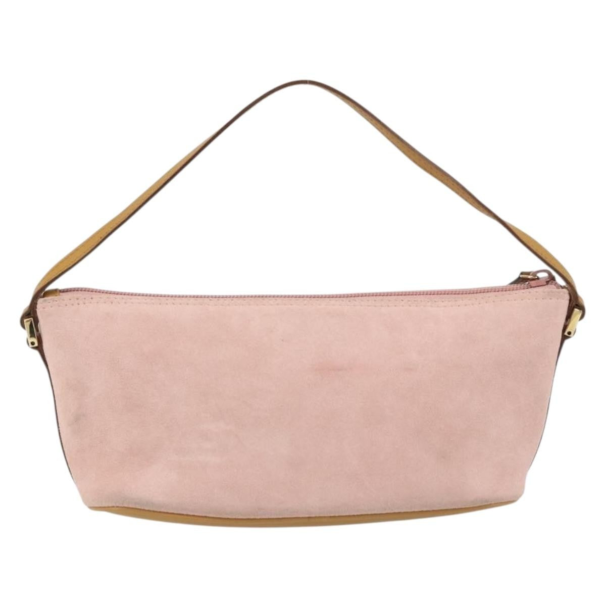 Gucci Vintage clutch Bag Leather, PINK, SUEDE, Clutche & pouche