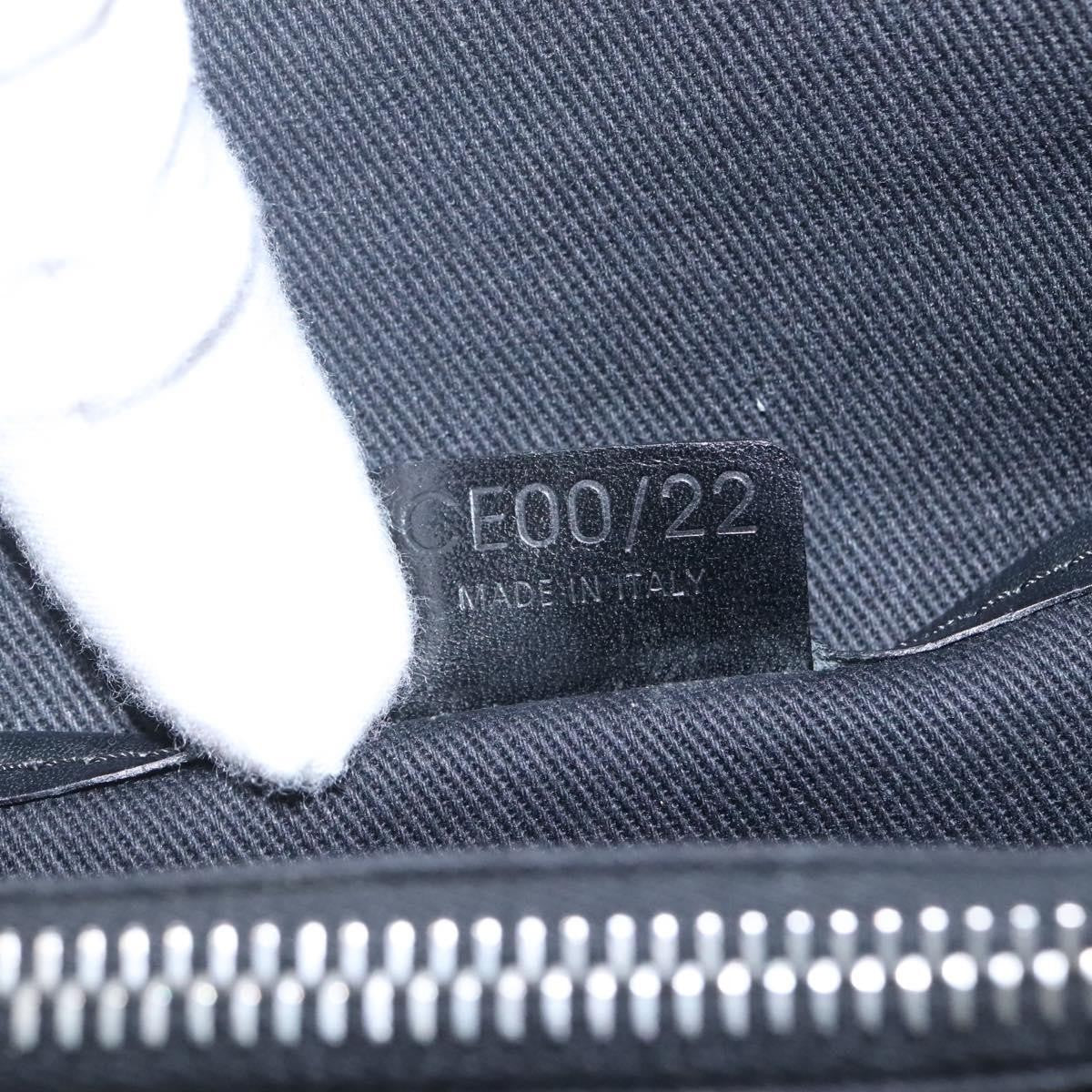 Celine Macadam Handbag Macadam with leather, BLACK, CANVAS, Handbag