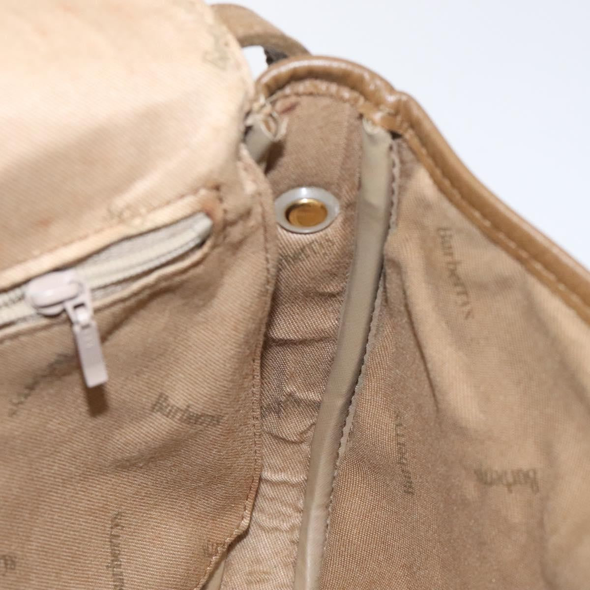 Burberry Vintage Shoulder Bag Canvas, BEIGE, CANVAS, Shoulder bag